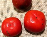 真っ赤になった柿どうする?ゼリー作り方1写真