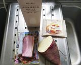さつまいものカルボナーラ作り方1写真
