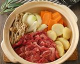 たっぷり野菜の焼肉鍋作り方6写真