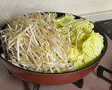 肉団子と白菜ともやしの蒸し鍋作り方6写真