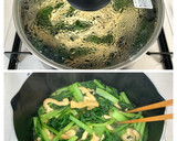 小松菜と油揚げの煮物＊食材2つの簡単副菜作り方5写真