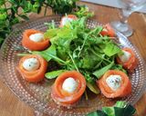 簡単美味♪クリチサーモンおつまみ＊作り方1写真