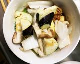 根菜茄子麺つゆで簡単甘辛温野菜サラダ作り方14写真
