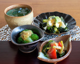 ワカメとトマトのわさび味噌和え作り方4写真