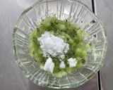 レンジで簡単！キウイのヨーグルトゼリー作り方4写真