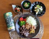 牛タンと豚肉のわさび味噌漬け作り方13写真
