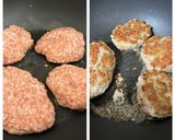 玉ねぎ無し！照り焼きハンバーグ☆鮭弁当作り方1写真
