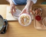 りんごのケチャップライス作り方2写真