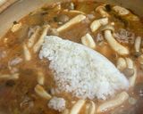 キムチ鍋残りチーズリゾット作り方1写真