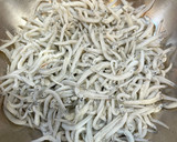しらすとみどり(法蓮草と枝豆)の和え物作り方1写真