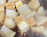 レンジで下茹で大根と厚揚げの照り煮作り方3写真