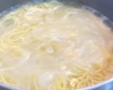 小松菜と鶏肉のレモンそば作り方1写真
