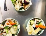 肉無豆腐シーフード風味焼きそば味野菜炒め作り方12写真