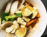 肉無豆腐シーフード風味焼きそば味野菜炒め作り方15写真