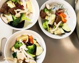肉無ピリ辛オイスターパスタ味春雨炒め煮作り方9写真