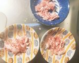 きな粉コク旨梅味噌味豚こま大根青椒肉絲風作り方3写真