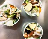 きな粉コク旨梅味噌味豚こま大根青椒肉絲風作り方11写真