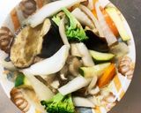 きな粉コク旨梅味噌味豚こま大根青椒肉絲風作り方13写真