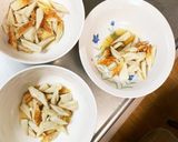 肉無チクワきな粉ピリ辛クリーミー野菜炒め作り方2写真