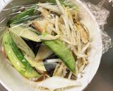 肉無チクワきな粉ピリ辛クリーミー野菜炒め作り方12写真