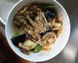 肉無チクワきな粉ピリ辛クリーミー野菜炒め作り方19写真