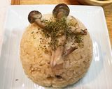 炊飯器で、しめじ ガーリックバターライス作り方16写真