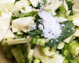 カリフラワーの周りの茎のくらこん和え作り方2写真