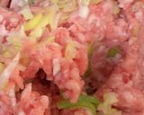 白菜とほうれん草んのワンタン団子スープ鍋作り方1写真