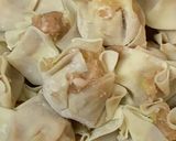 白菜とほうれん草んのワンタン団子スープ鍋作り方5写真