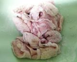 鶏皮甘辛丼作り方1写真