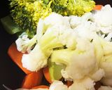 豚こまと野菜のコンソメあんかけ作り方1写真