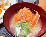 蟹の殻は再利用でお味噌汁作り方4写真