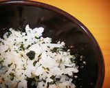 ワカメと青ジソのご飯作り方1写真