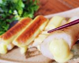 こんがりとろ～りきりたんぽのWチーズ焼き作り方2写真