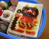 節分☆赤鬼お弁当（キャラ弁）作り方6写真