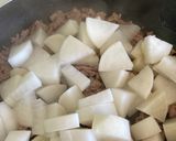 豚ひき肉・トロトロ大根の煮物♪作り方9写真