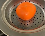 甘うまとろりんが絶品☆丸ごと蒸し柿作り方2写真