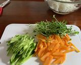 生野菜と柿のサラダ作り方4写真