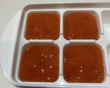 材料柿だけ 柿のシャーベット作り方4写真