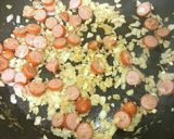 ウインナーと玉ねぎと卵のキムチチャーハン作り方5写真