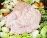 鶏肉でもつ煮込み風!作り方7写真