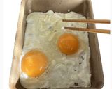 【ズボラ飯】エッグハムチーズ巻き作り方1写真
