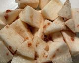 旬の長いもの梅肉タレ和え(おつまみにも)作り方5写真