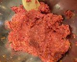 Wチーズインハンバーグ作り方3写真