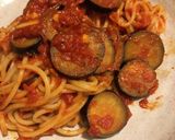 ナスとトマト缶の簡単パスタ作り方8写真