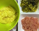 高菜チャーハン【明太子＊豚肉】作り方1写真