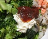 えびほたてとブロッコリーのマヨケチャ和え作り方5写真