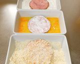 ハムとチーズのミルフィーユカツ作り方4写真
