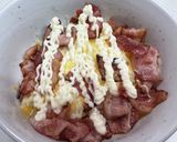 ベーコンチーズ★マヨ七味丼作り方6写真