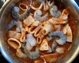 Seafood Linguine作り方9写真